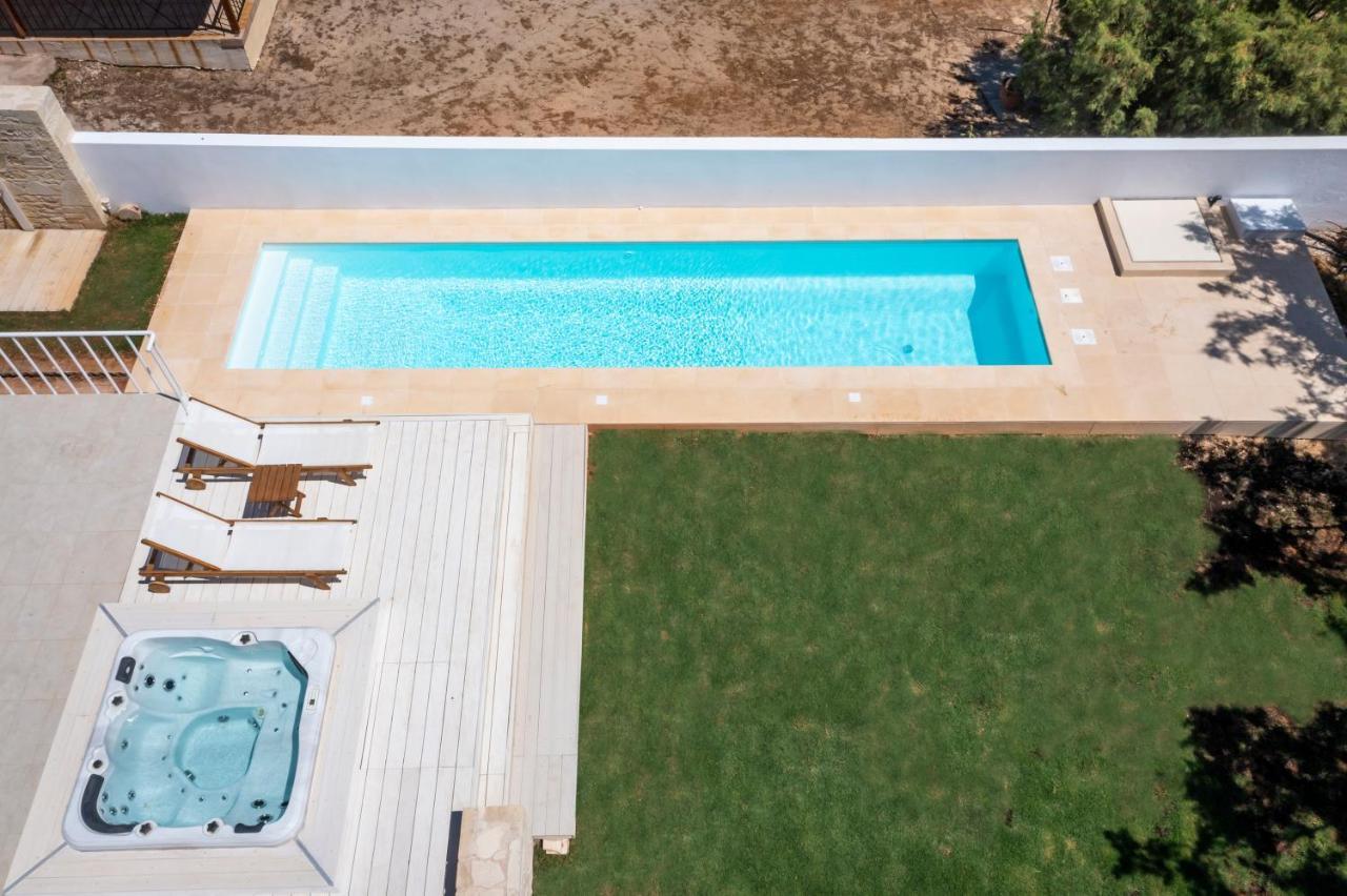 Sea View White Villa Stavrós Dış mekan fotoğraf